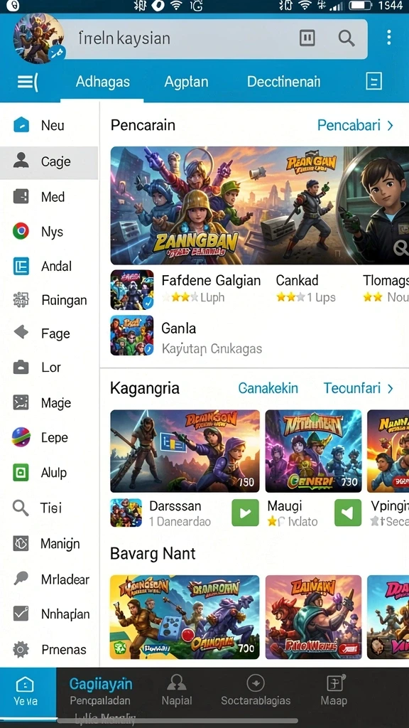 Screenshot memperlihatkan item dan upgrade karakter yang menarik.