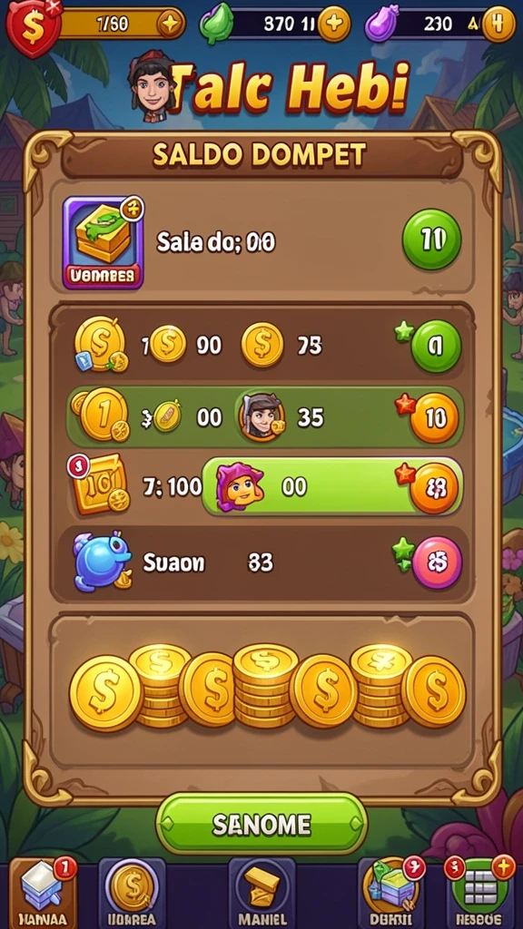 Beragam mini game seru yang bisa dimainkan bersama teman.