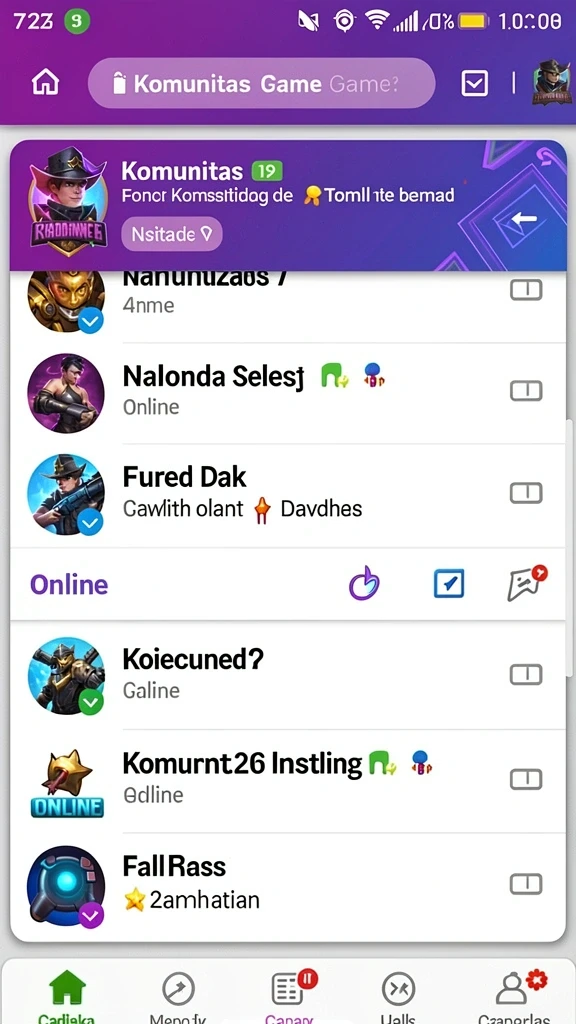 Screenshot menunjukkan karakter utama dalam aksi menghadapi monster.