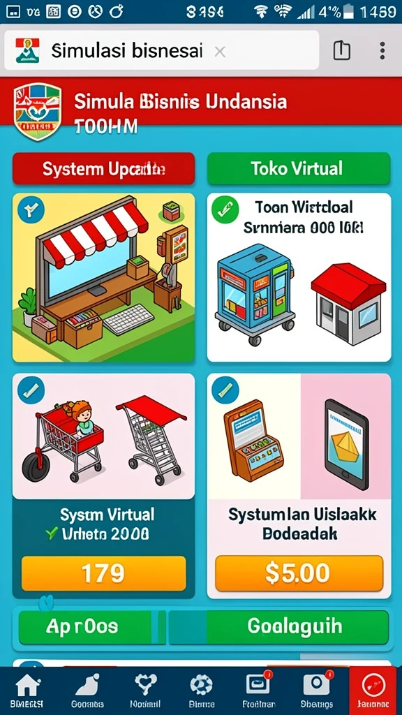 Tampilan awal aplikasi BENTO4D yang menarik dan user-friendly.