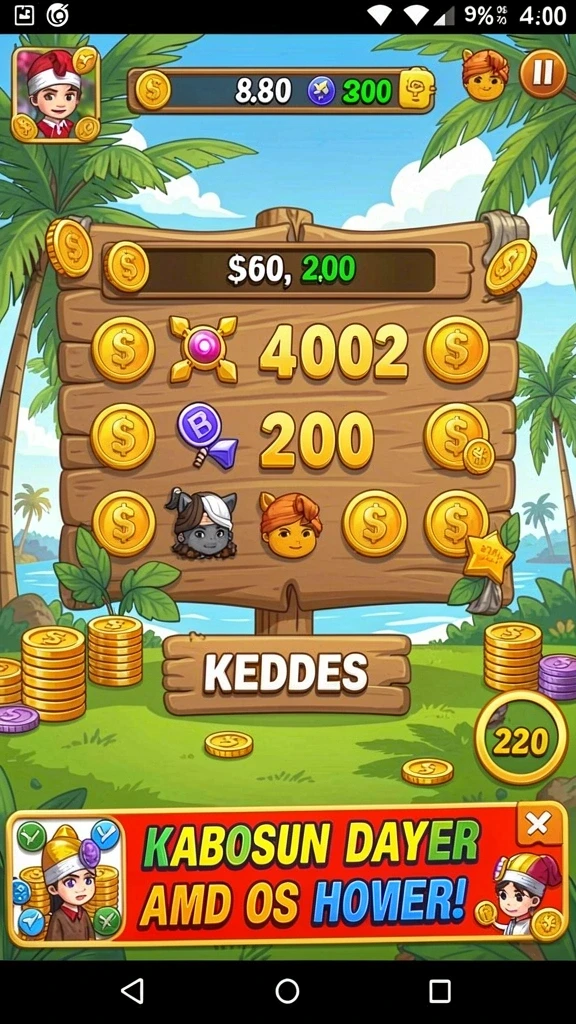 Gambar pertempuran seru antar karakter.