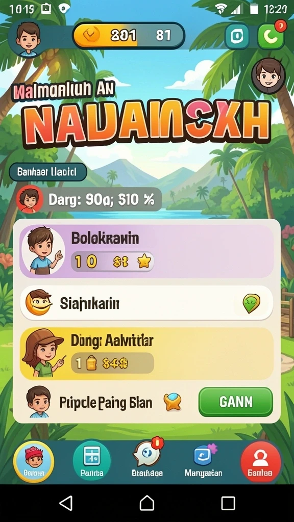 Tampilan antarmuka yang menarik dan intuitif.