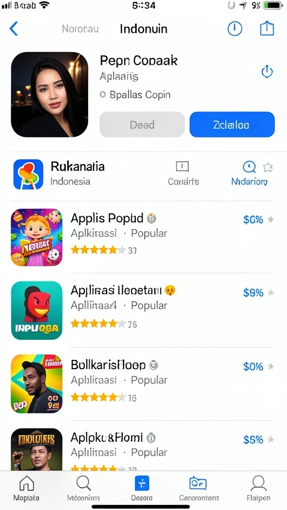 Tampilan antarmuka yang menarik dan mudah digunakan.
