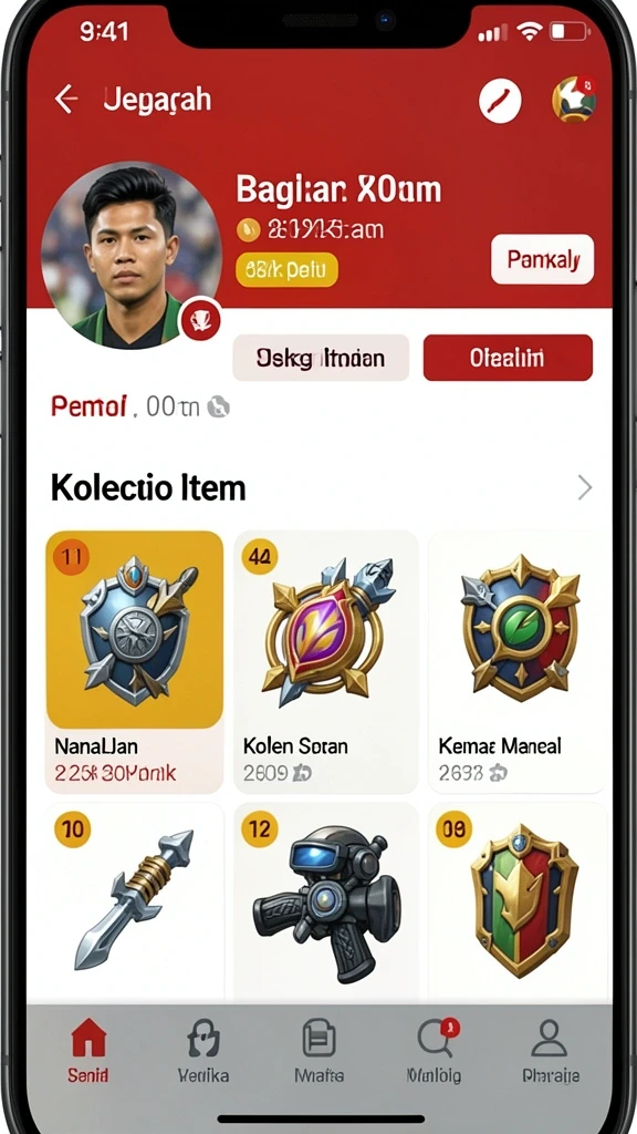 Tampilan antarmuka yang user-friendly dan menarik.