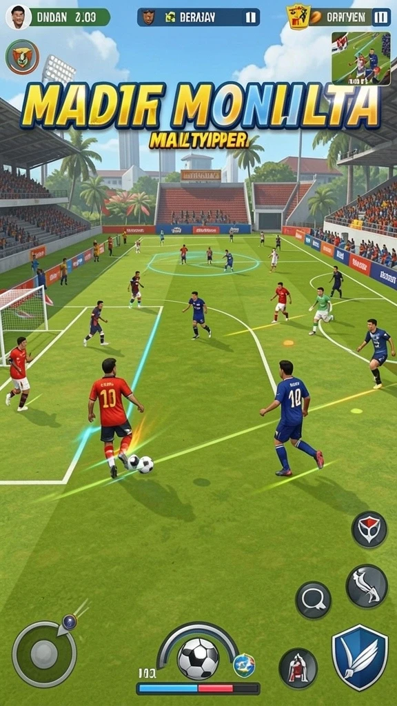 Tangkapan layar menampilkan dunia fantasi yang indah.