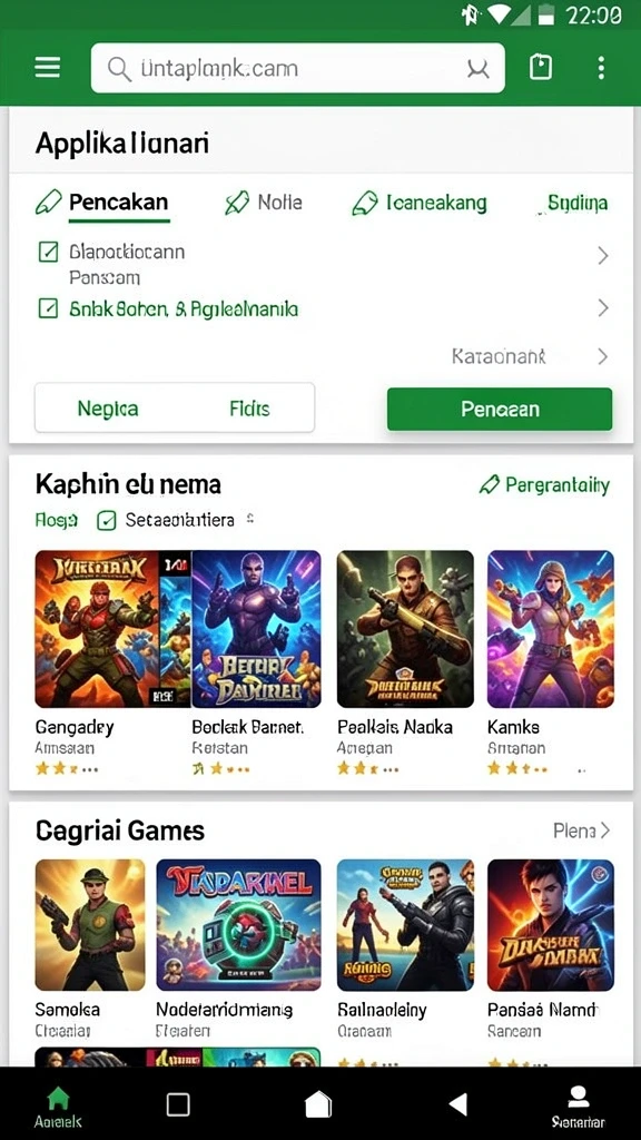 Tampilan antarmuka yang menarik dan mudah digunakan.