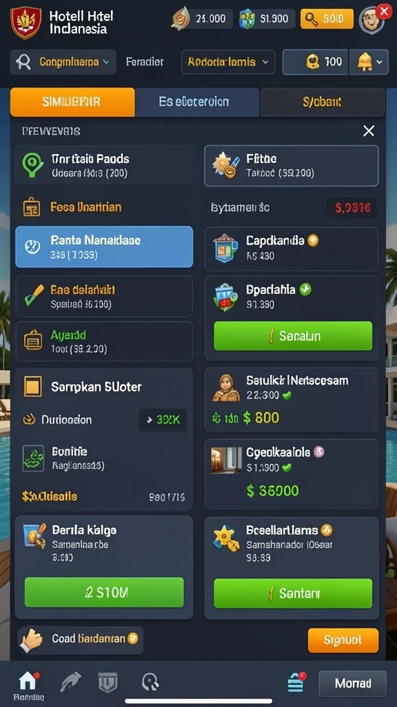 Tampilan awal aplikasi GEMS365 yang menarik.