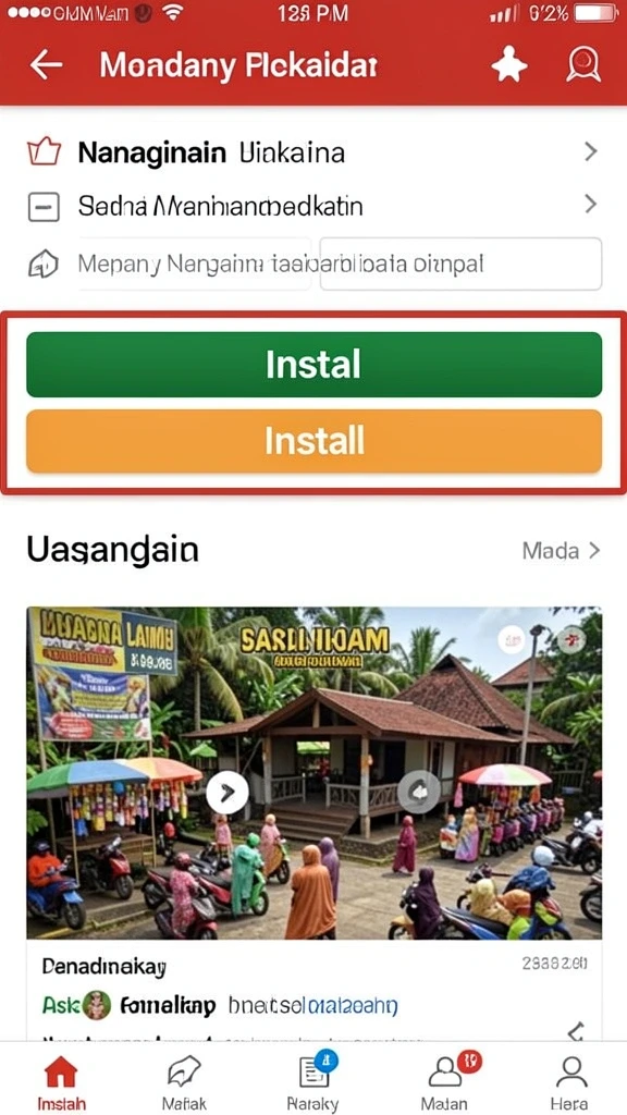 Pilih level dan tantangan yang ingin Anda coba.