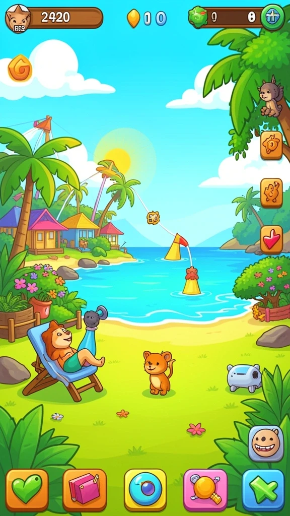 Screenshot menunjukkan aksi gameplay yang seru.