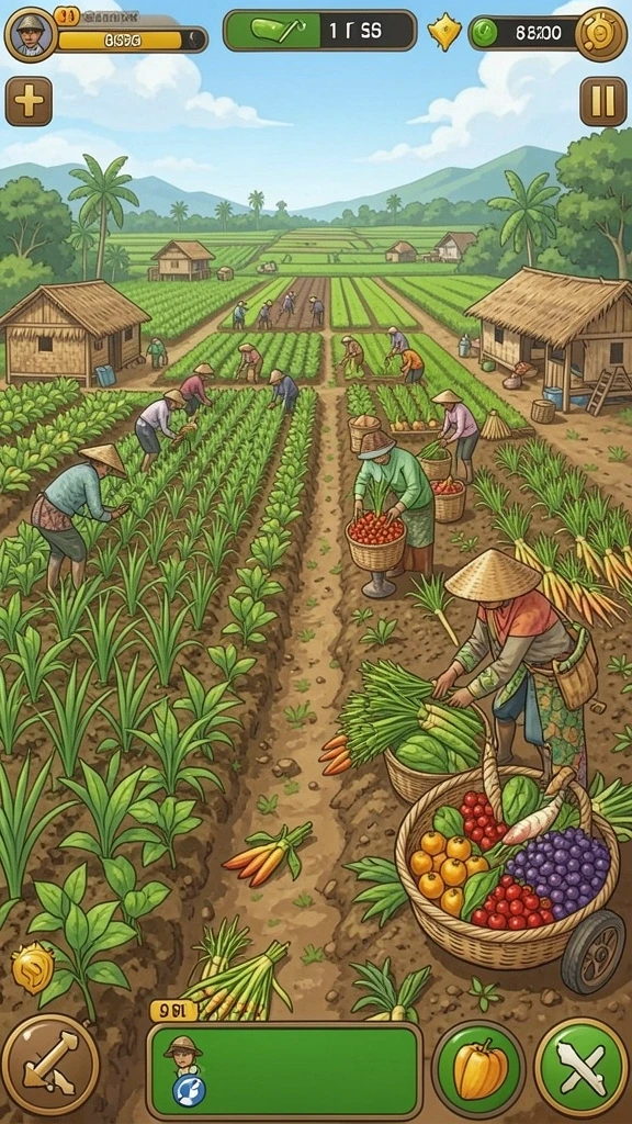 Menu utama dengan akses mudah ke berbagai fitur.