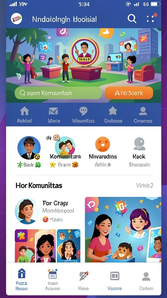 Gambaran antarmuka pengguna yang intuitif dan mudah digunakan.