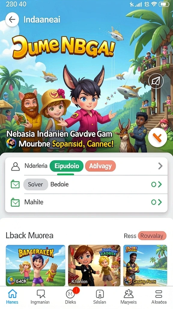Karakter dengan desain yang menawan dan unik.