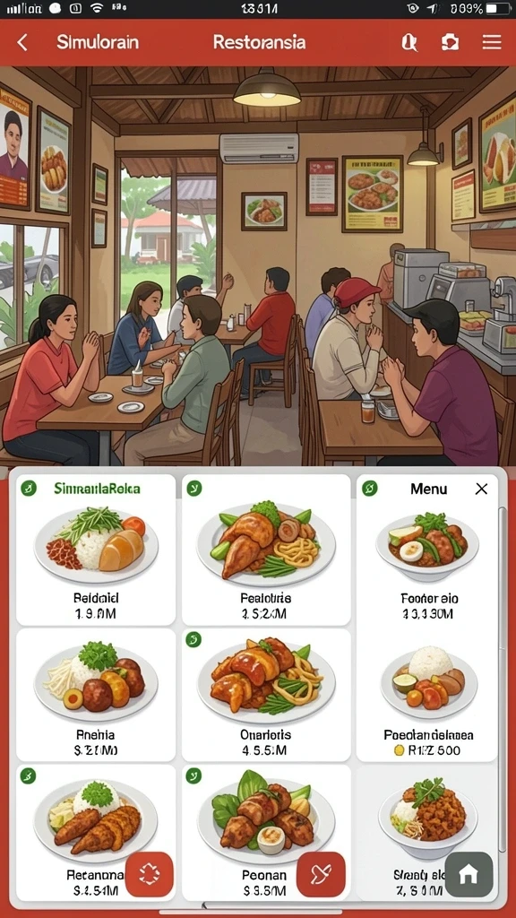 Tampilan antarmuka KRATONBET yang menarik dan modern.