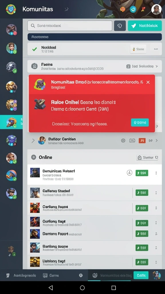 Screenshot menunjukkan interaksi pemain dalam festival panen.