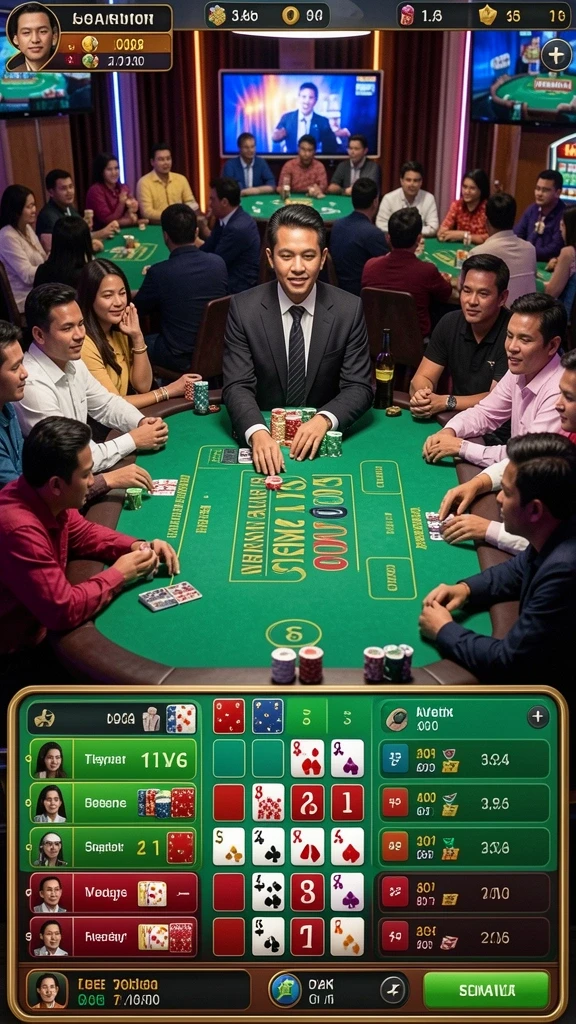 Mode multiplayer yang memungkinkan bermain dengan teman.