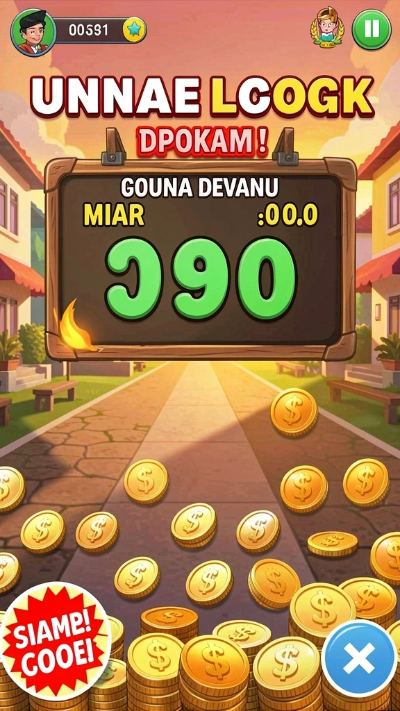 Tampilan utama aplikasi MEGA288 yang menarik.