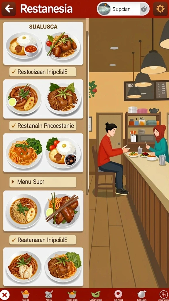 Fitur multiplayer yang memungkinkan persaingan dengan teman.