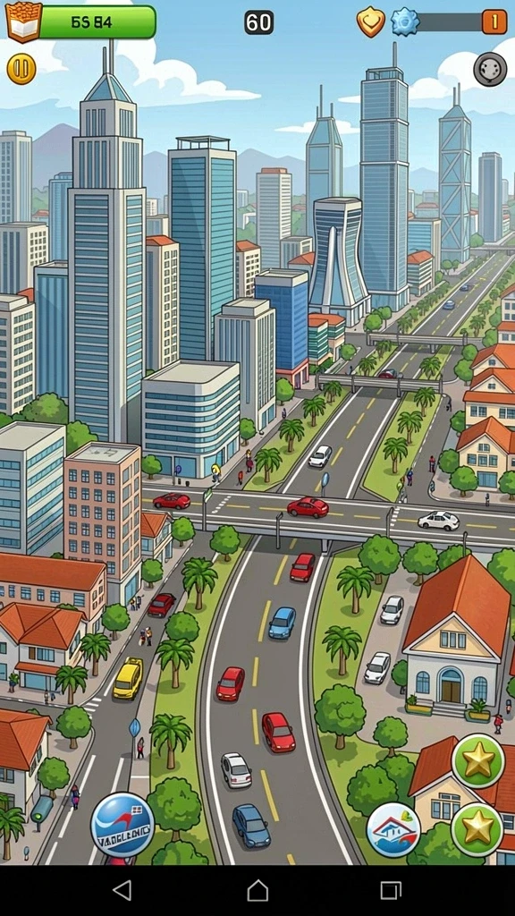 Tampilan karakter menarik dan penuh warna.
