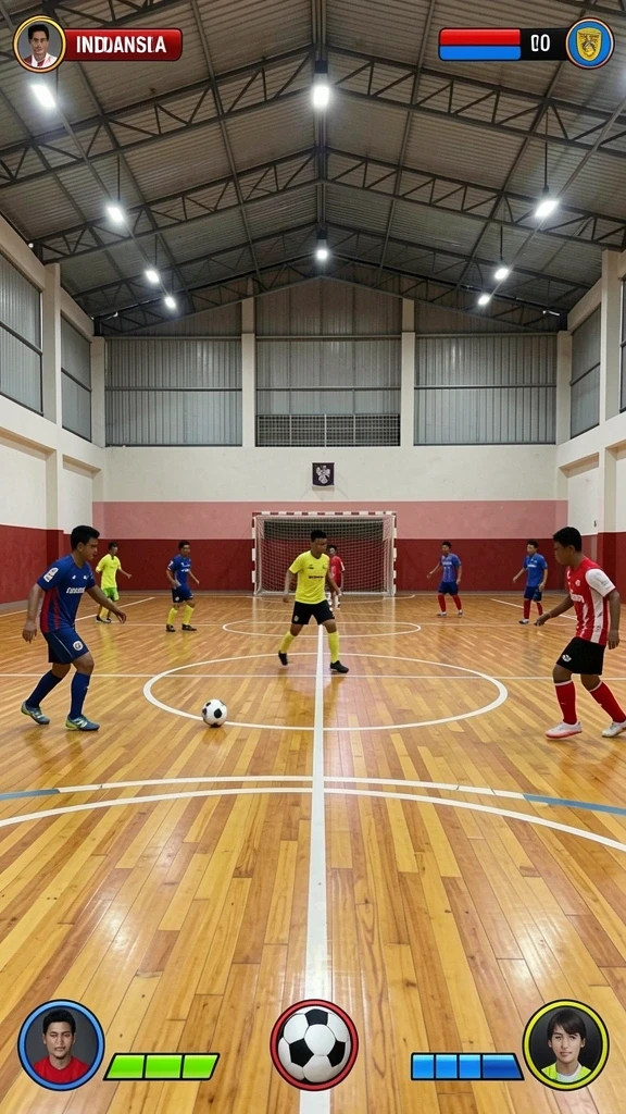 Pengaturan karakter yang menarik dan penuh strategi.