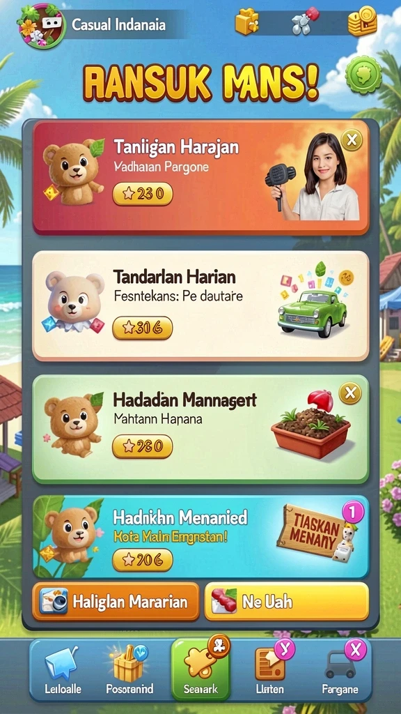 Tampilan antarmuka yang menarik dan user-friendly.