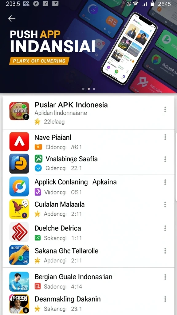 Penggunaan grafis yang berwarna dan cerah.