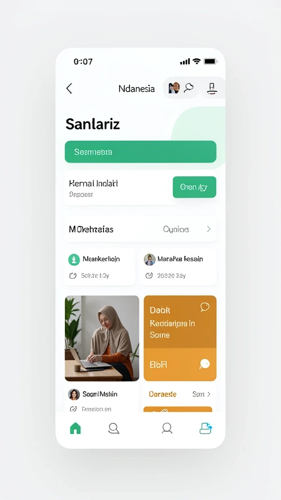 Antarmuka pengguna yang modern dan intuitif.