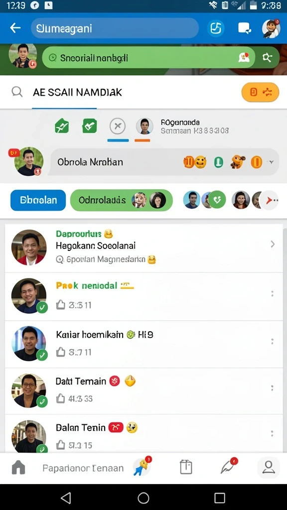 Tampilan antarmuka utama QQNUSA yang menarik.