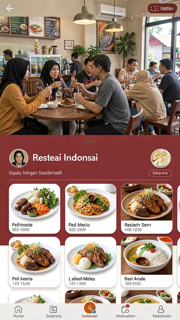 Tampilan antarmuka yang ramah pengguna.