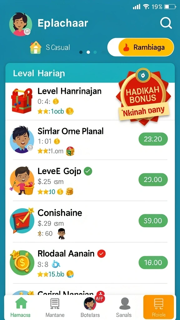 Level yang menantang dengan banyak teka-teki menarik.