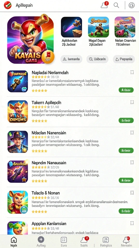 Fitur kompetisi yang seru dan adiktif.