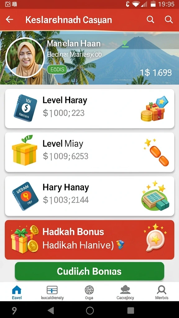 Karakter yang dapat disesuaikan dengan banyak pilihan.