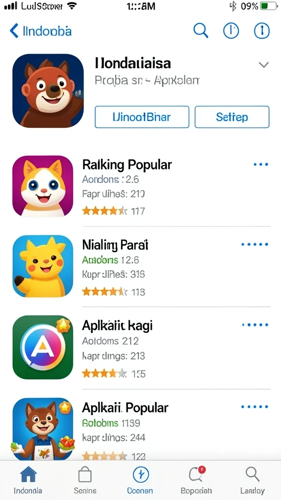 Tampilan antarmuka pengguna yang intuitif.