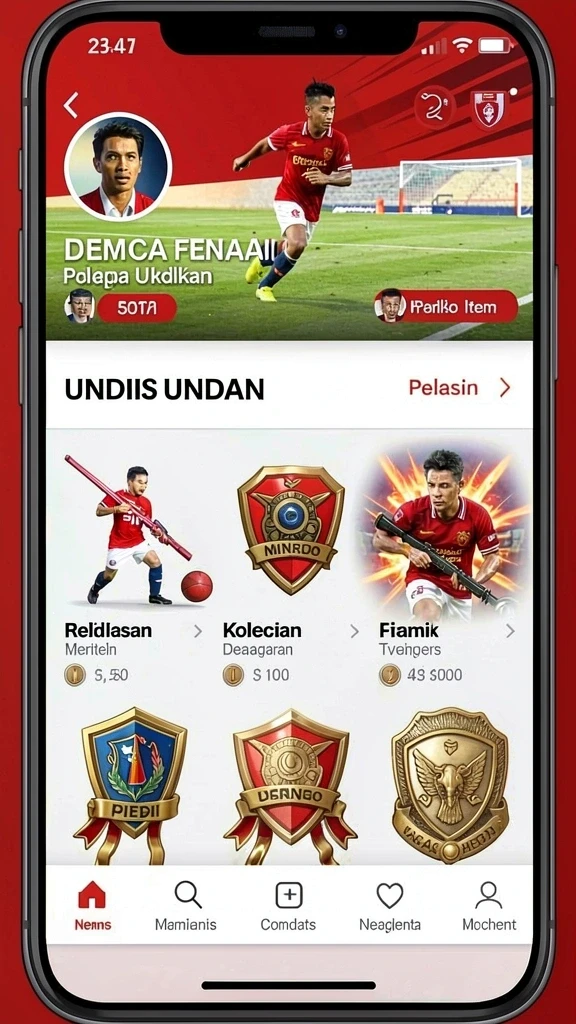 Interface yang mudah dinavigasi dan intuitif.