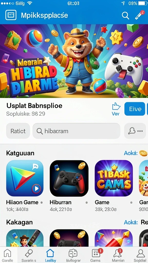 Tampilan antarmuka aplikasi yang modern dan menarik.