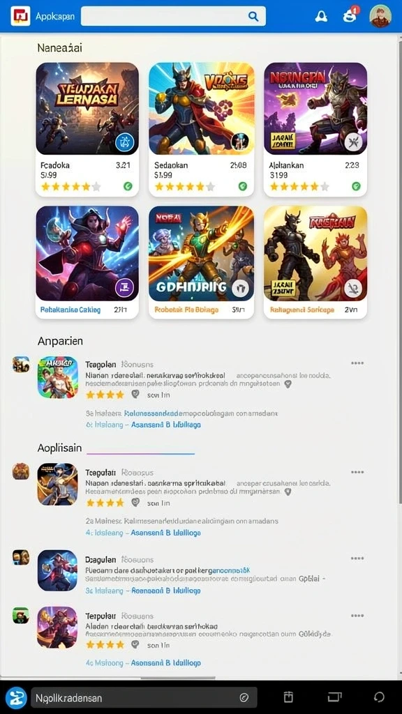 Beragam mode permainan yang tidak membosankan.