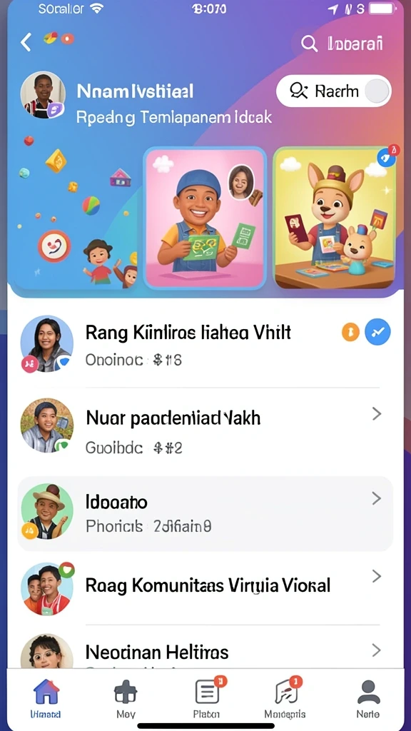 Tampilan antarmuka yang intuitif dan menarik.