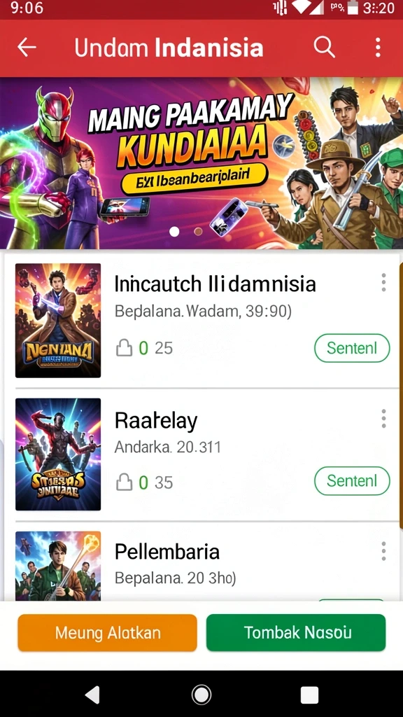 Screenshot menampilkan aksi seru dalam permainan.