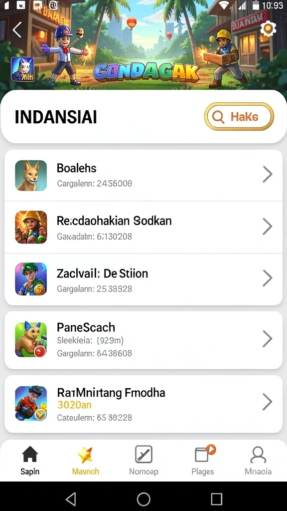 Tangkapan layar menunjukkan karakter utama dalam aksi.