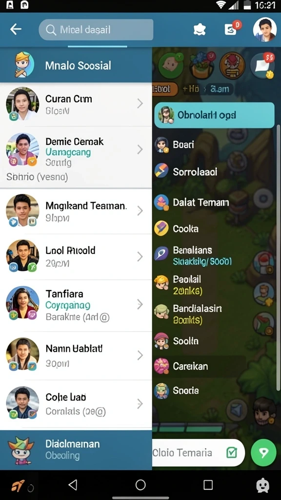 Tampilan karakter utama yang memukau dan penuh detail.