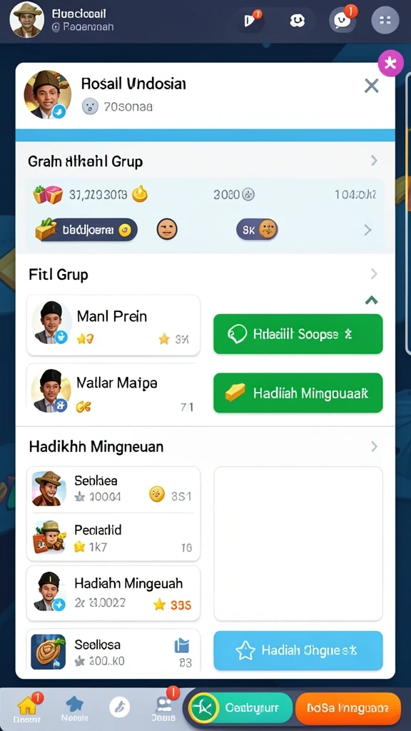 Mode multiplayer yang memungkinkan bertanding dengan teman.