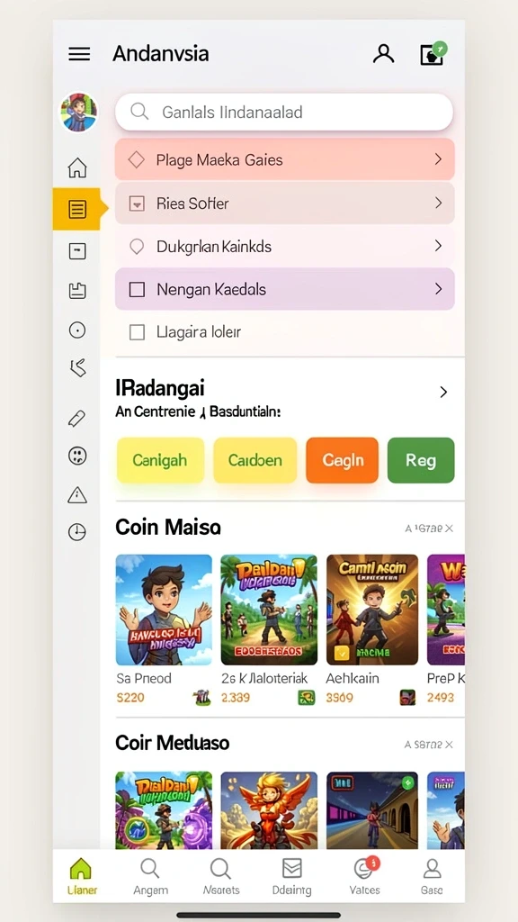 Screenshot menunjukkan grafis menakjubkan dalam permainan.